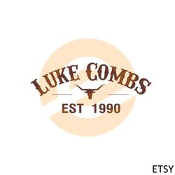 vintage luke combs 1990 bull skull luke combs svg cutting files