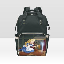 Alice in Wonderland Diaper Bag Backpack