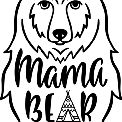 "Mama Bear picture" SVG, Moms day svg,8 march