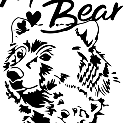 "Mama Bear picture 2" SVG, Moms day svg,8 march