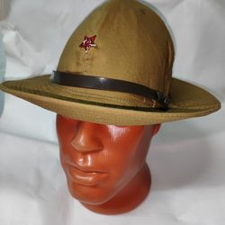 russian soviet army afghanistan war uniform panama boonie hat red star badge new