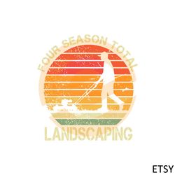 four season total landscaping best design svg digital files