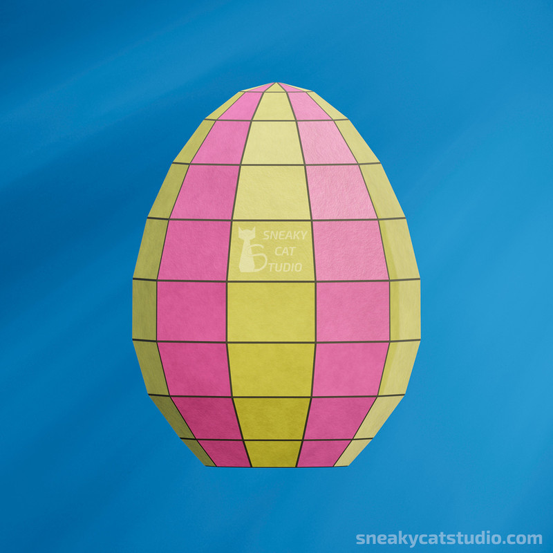 easter-eggs-fake-food-paper-DIY-papercraft-low-poly-3D-Pepakura-PDF-Pattern-Download-paper-craft-Template-origami sculpture-model-wall-decor-8.jpg