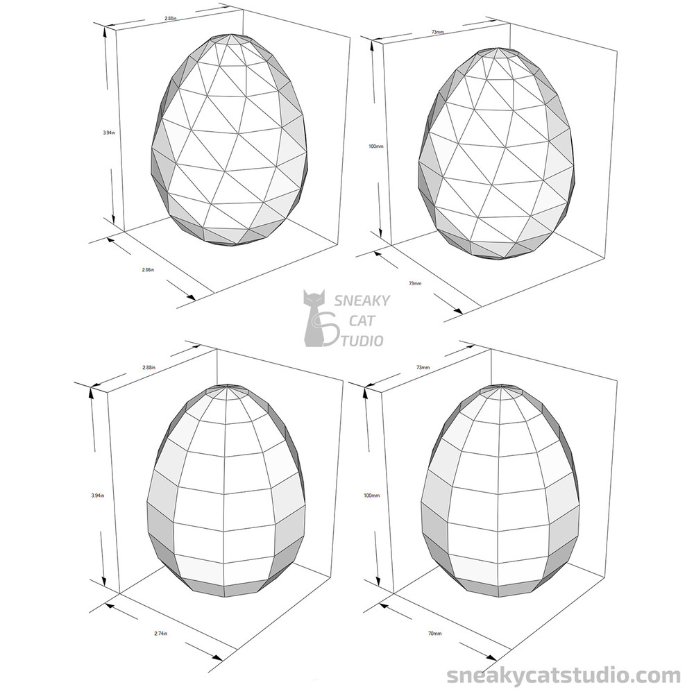 easter-eggs-decor-fake-food-paper-DIY-papercraft-low-poly-3D-Pepakura-PDF-Pattern-Download-paper-craft-Template-origami sculpture-model-wall-10.jpg