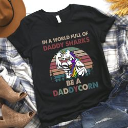 Be A Dadycorn Shirt, Dad Silhouette Shirt, Dad Tee, Dad Shirt