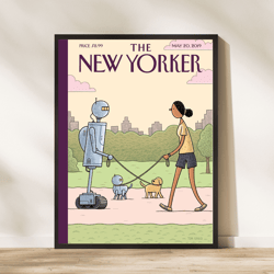 the new yorker magazine cover print may 20 2019, the new yorker poster, magazine cover, aesthetic room decor