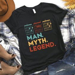 Dad Man Myth Legend  Vintage Shirt, Dad Silhouette Shirt, Dad Tee, Dad Shirt