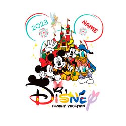 Disney Family Vacation 2023 Disney Friend SVG Cutting Files