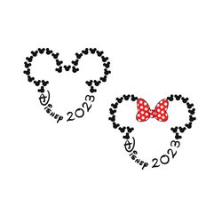 Disney And Minnie Disney 2023 SVG Graphic Designs Files
