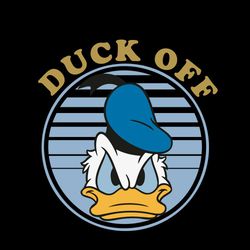 Retro 90s Donald Duck Off Disney Grumpy Duck SVG Cutting Files