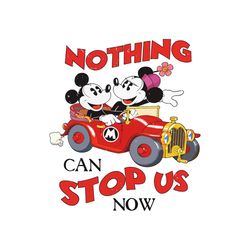 Retro Nothing Can Stop Us Now Mickey And Minnie's Runaway Railway Svg