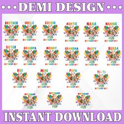 cocomelon birthday boy bundle png, cocomelon family logo, cocomelon kids png, birthday boy png, cocomelon party family