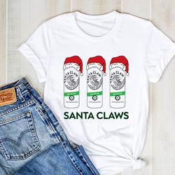 Santa Claws Christmas Shirt, Christmas Silhouette Shirt, Christmas Tee, Christmas Shirt