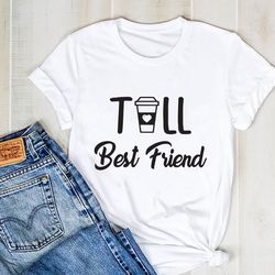 Tall Best Friends Shirt, Funny Silhouette Shirt, Best Friends Tee, Friends Shirt