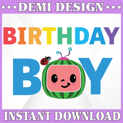 cocomelon birthday boy svg, coco melon svg, cocomelon bundle svg, cocomelon birthday svg, watermelon birthday svg png ep