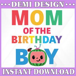 Cocomelon Mom Birthday Boy svg, Coco Melon svg, Cocomelon Bundle svg, Cocomelon Birthday svg, Watermelon Birthday svg