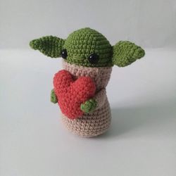 Crochet Baby Yoda pattern Crochet Baby Alien pattern Amigurumi