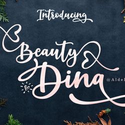 Beauty Dina Trending Fonts - Digital Font