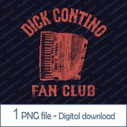 Lively Dick Contino Fan Club 1949 - 90s Vintage PNG File