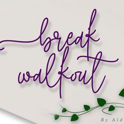 Break Walkout Trending Fonts - Digital Font