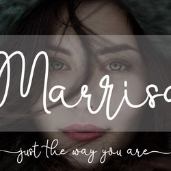 Marrisa – Beautiful Script Font Trending Fonts - Digital Font