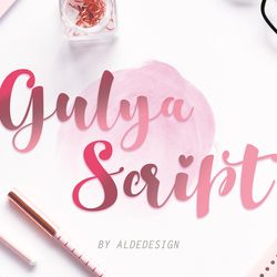 Gulya Script Trending Fonts - Digital Font