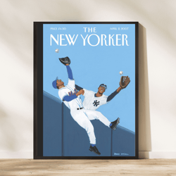the new yorker magazine cover print april 2 2007, the new yorker poster, magazine cover, aesthetic room decor