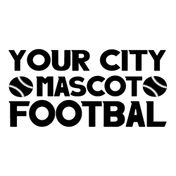 Your-city-mascot-footbal-Fall Means Football shirt/Fall Football Tee/Football T-shirt/Fall and Football shirt/Friday Nig