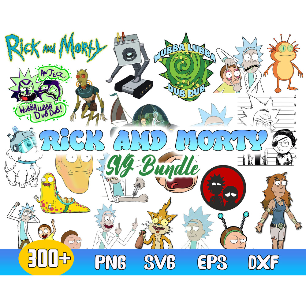 Bundle Rick And Morty Svg, Rick And Morty Svg, Rick And Morty Character, Pickle Rick Svg, Rick Sanchez Svg.jpg
