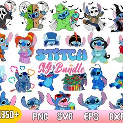bundle stitch halloween svg, horror stitch svg, disney halloween bundle svg, halloween clipart
