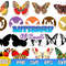 Butterfly Bundle Svg, Butterfly Svg, Butterfly Clipart, Butterfly Sublimation Svg.jpg