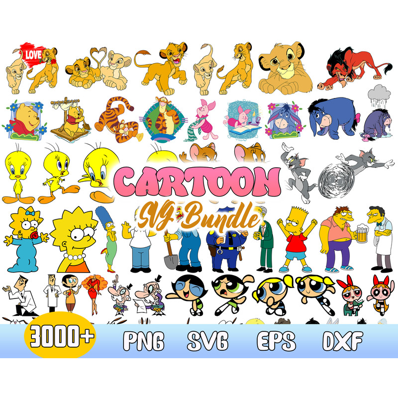 Cartoon Bundle Svg, Cartoon Movies Svg, Cartoon Character Svg, Cartoon Vector, Cartoon Cut file.jpg