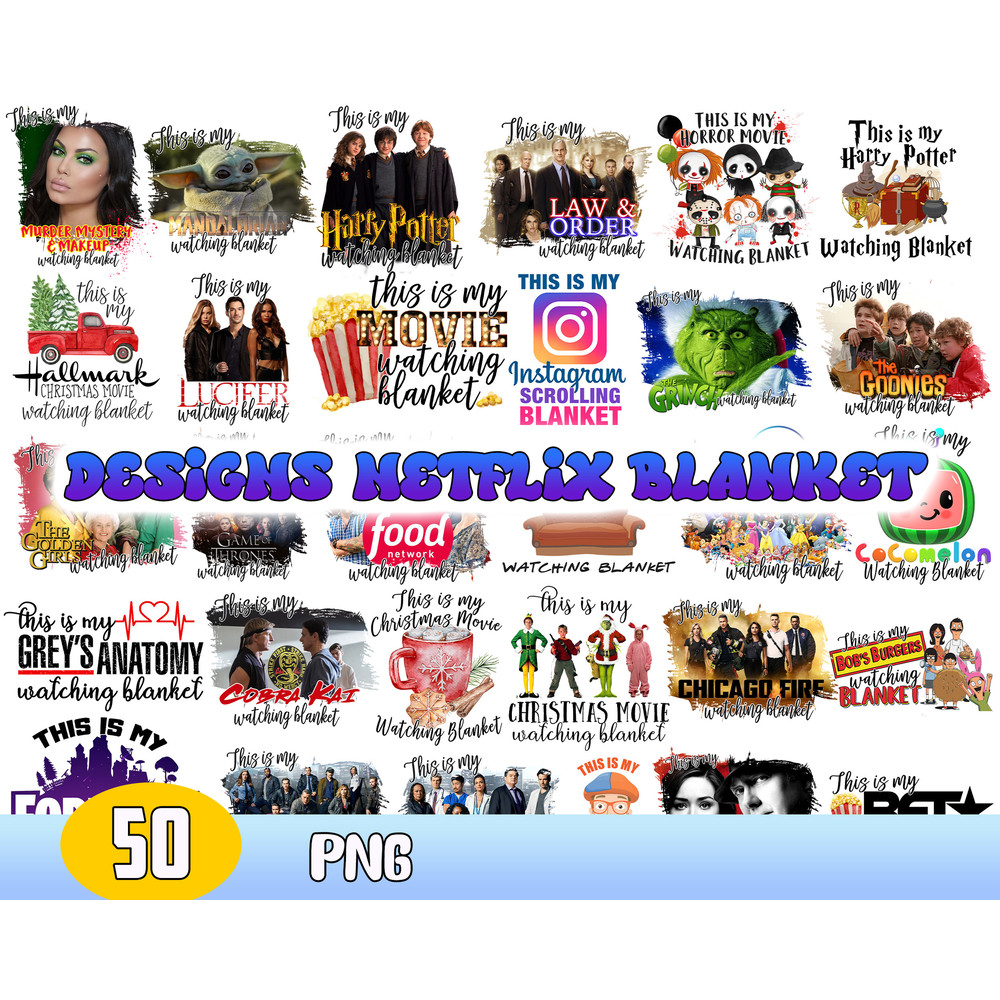 Designs Netflix Blanket Svg, Hallmark Blanket Svg, Christmas Blanket Svg, Movie Blanket Digital File.jpg