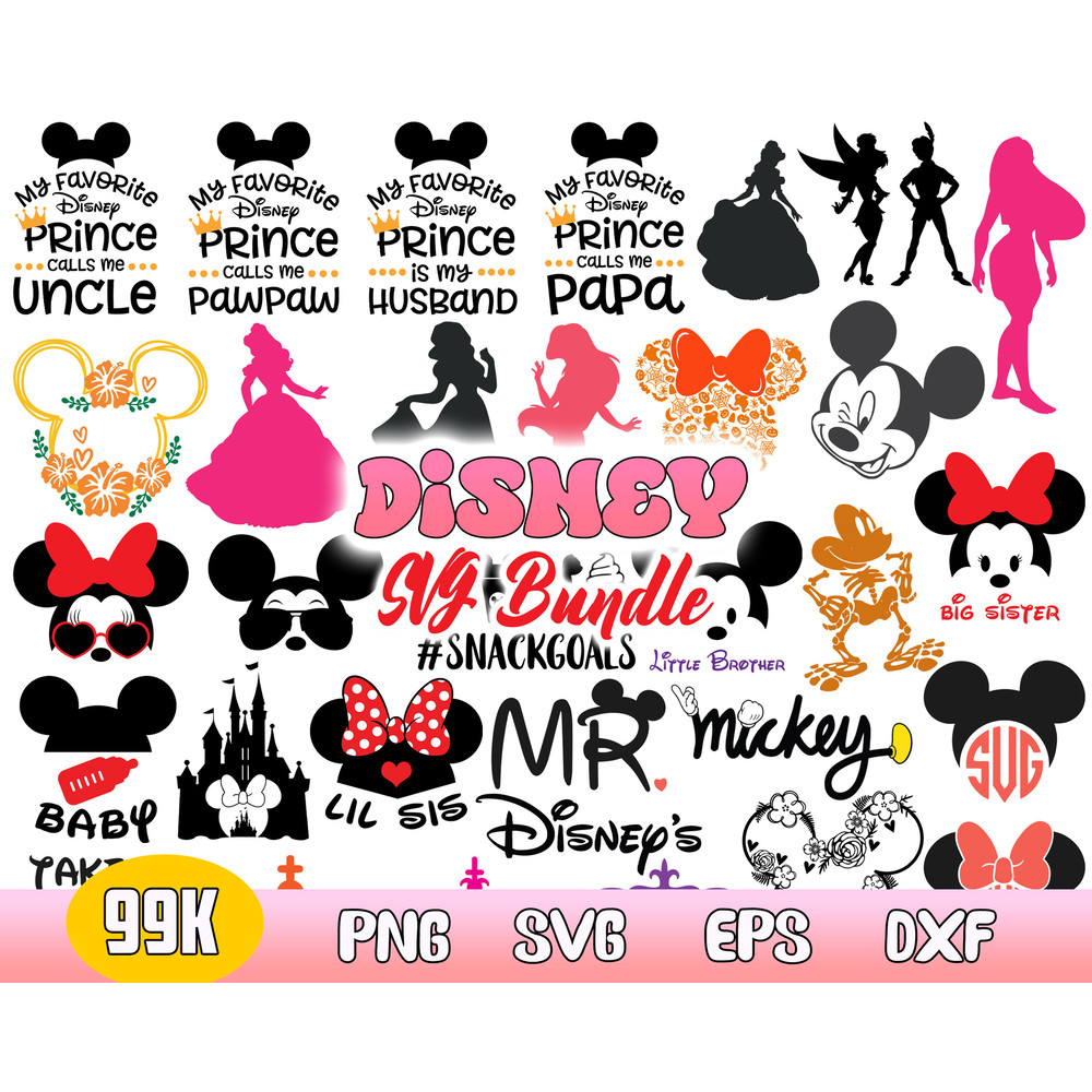 Disney Mega Bundle Svg, Disney Svg, Disney Character Svg, Disney Clipart, file for Cut.jpg