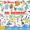 Dr. Seuss Bundle Svg, Dr. Seuss Hat Svg, Cat In The Hat Svg, The Lorax Svg, Instant Download .jpg