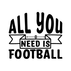 All-you-need-is-football-Fall Football Tee/Football T-shirt/Fall and Football shirt/Friday Night Lights/ Football Tee/Un