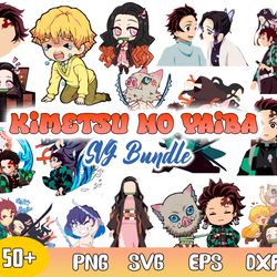 kimetsu no yaiba bundle svg, kimetsu no yaiba svg, demon slayer svg, anime svg