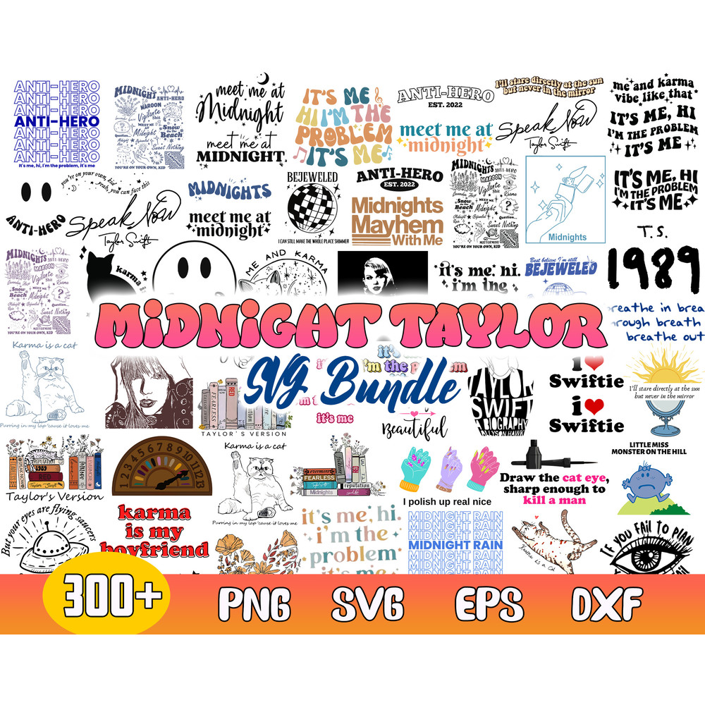 Midnight Bundle Svg, Taylor Swift Svg, Taylor Midnight Svg, Png Dxf Eps  Instant Dowload.jpg