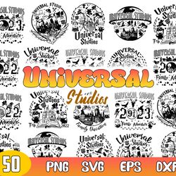 universal studios bundle svg, magical kingdom svg, universal trip svg, family vacation svg
