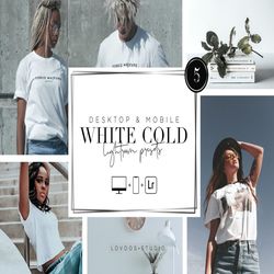 white cold – lightroom presets mobile & desktop presets