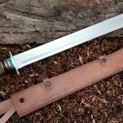 high carbon steel sword 28 inch battle ready with sheath, best gift