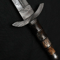 Damascus Steel Swords Hunting Swords Double Edgepng