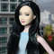 OOAK Barbie doll with black hair