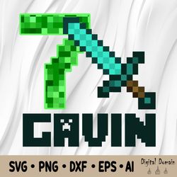 custom mine craft svg, happy birthday svg, birthday svg, happy birthday shirt svg, cricut cut file