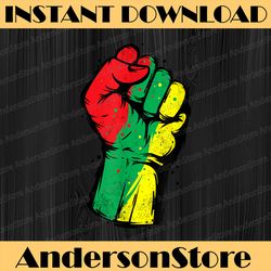 black history month fist black power black history, black power, black woman, since 1865 png sublimation