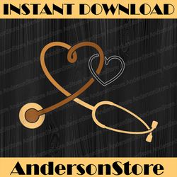 melanin heart stethoscope black history month rn lpn nursing black history, black power, black woman, since 1865 png