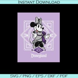 cute minnie mouse disney 100 years of wonder svg cutting files