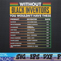 history of forgotten black inventors black history month svg, eps, png, dxf, digital download