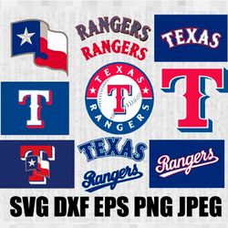 texas rangers svg png jpeg  dxf digital cut vector files for silhouette studio cricut design
