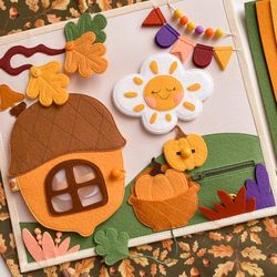 Developing Fun and Educational Experiences with Squirrel's House Tablet, Dollhouse Quiet Book, Baby Book for Kids